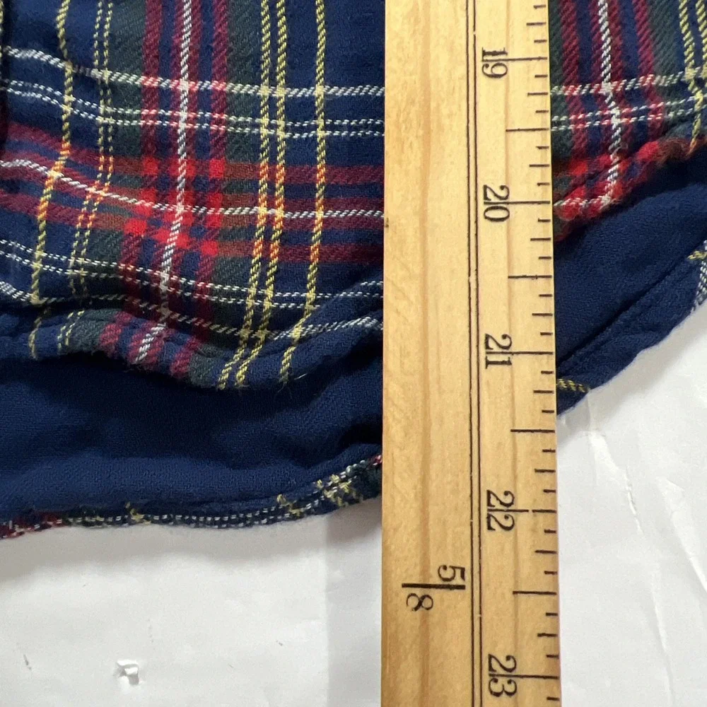 Polo Ralph Lauren Plaid Flannel‎ Shirt Blue Red Yellow Boys Size Size 8